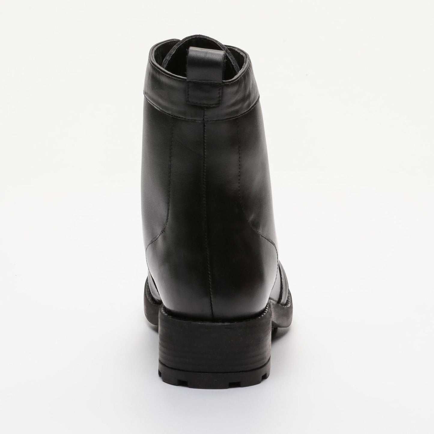 ALICIA bottines à talon en cuir noir