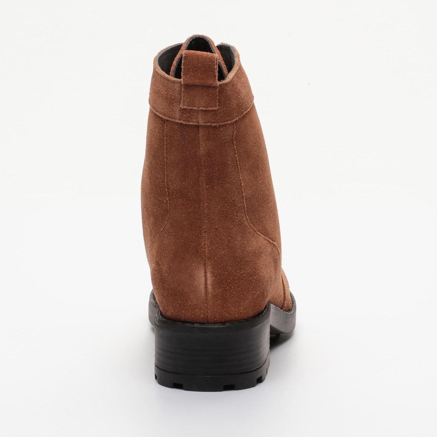 ALICIA bottines à talon en cuir tabac