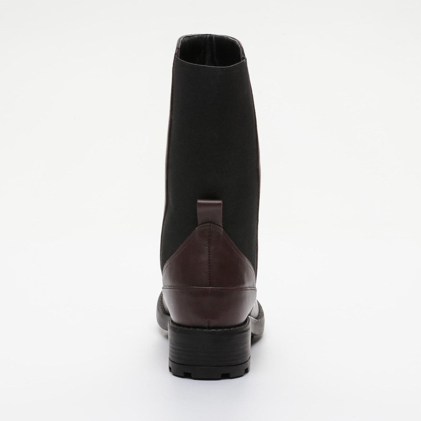 AMELIA bottines à talon en cuir marron
