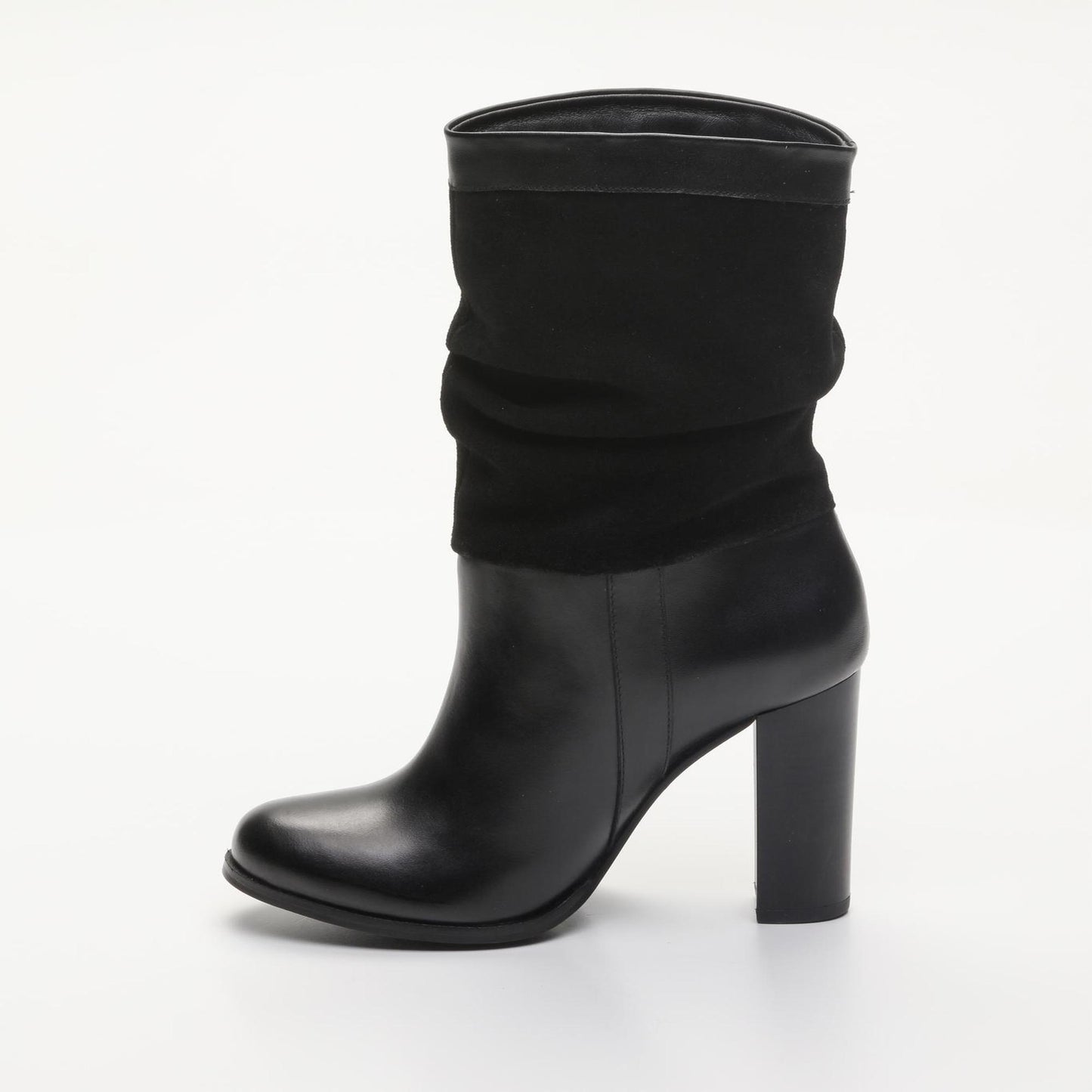 BEA bottines à talon en cuir noir