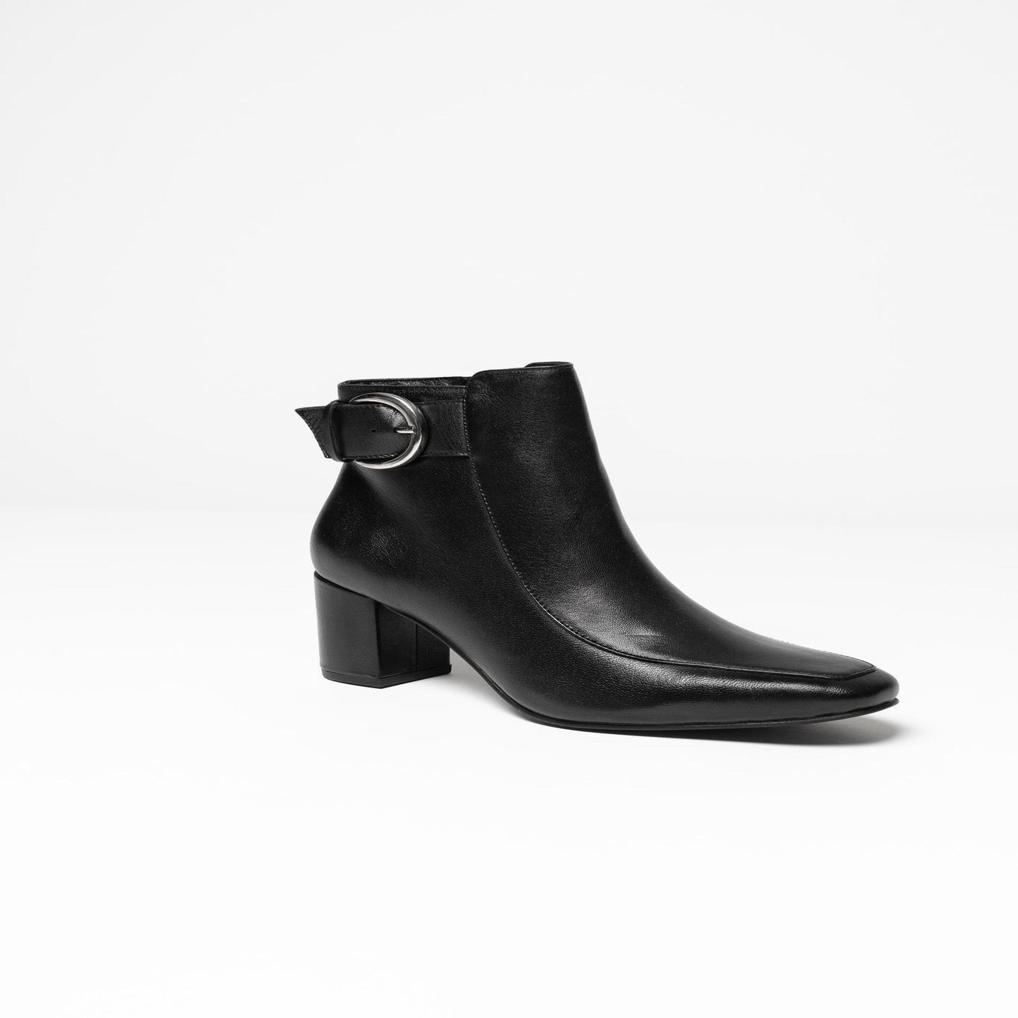 MARJO bottines à talon en cuir camel