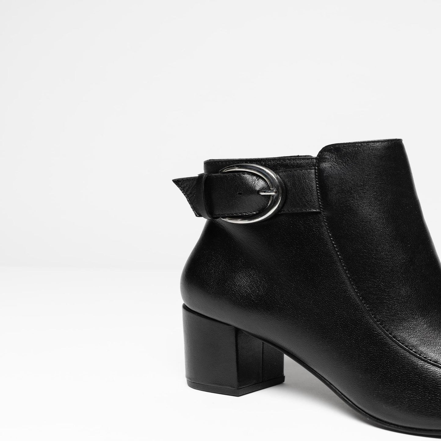 MARJO bottines à talon en cuir camel