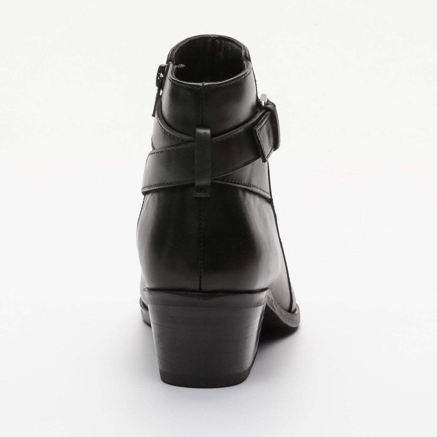 NEOLINA bottines à talon en cuir noir