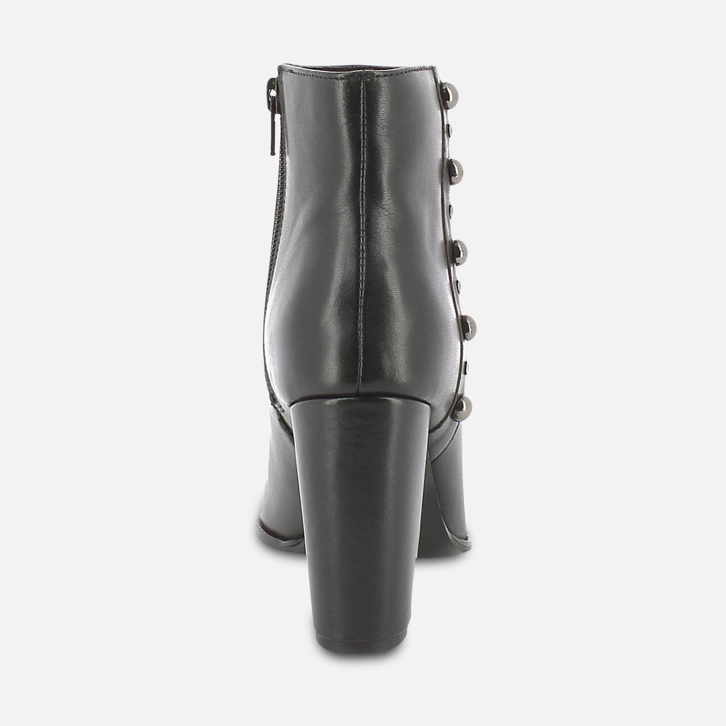 KEARNY bottines à talon en cuir noir